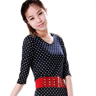 Zip Studded Elasticized-Belt
