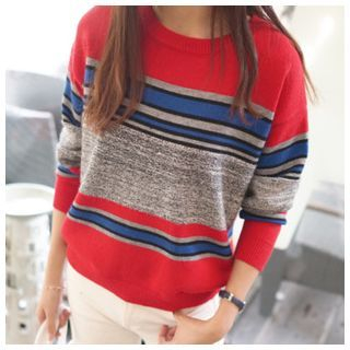 Jiuni Striped Sweater
