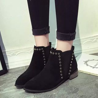 Faya Grommet Ankle Boots