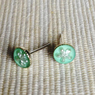 MyLittleThing Resin Little Snowflake Earrings (Mint) One Size