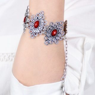 Seirios Cutout Jeweled Bracelet