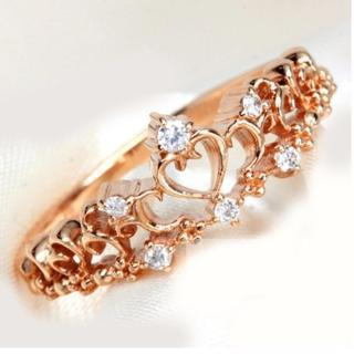 Nanazi Jewelry Rhinestone Perforated Ring