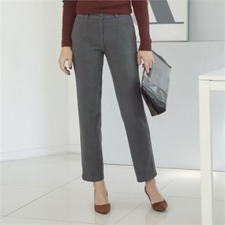 ode' Flat-Front Dress Pants