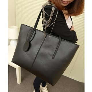 Crystal Faux-Leather Tote