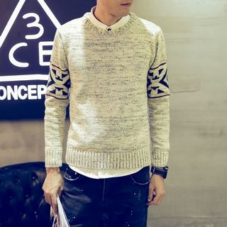 LC Homme Melange Patterned Sweater