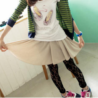 Tokyo Fashion Inset Skirt Lace Leggings