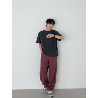 Letter-Back Loose T-Shirt