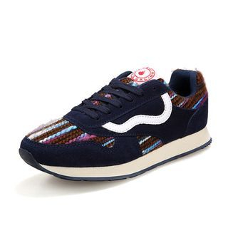 Gerbulan Pattern Paneled Sneakers