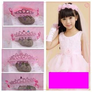 Cassia Kids Tiara with Veil