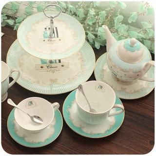 Momoi Gold Plated Ceramic Tea Set