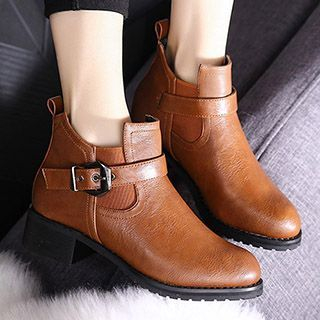 Ammie Strapped Ankle Boots