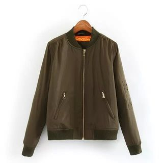 Chicsense Quilted Zip Jacket