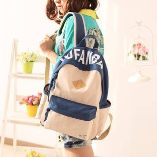 Canvas Love Lettering Canvas Backpack