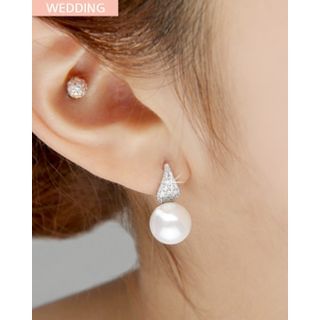Miss21 Korea Faux-Pearl Drop Earrings