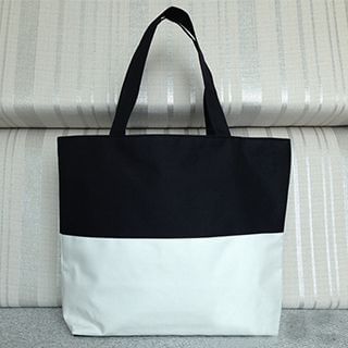 Aoba Color-Block Shopper Bag