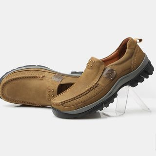 Jonas Genuine Leather Slip-Ons