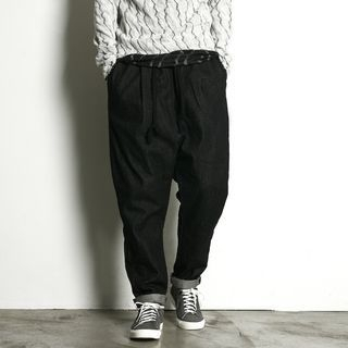 Rememberclick Drawstring-Waist Baggy Pants