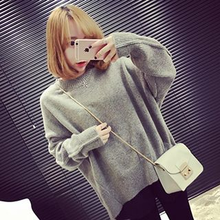 YUKISHU Plain Long Sweater