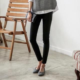 JUSTONE Flat-Front Skinny Pants