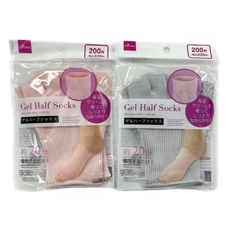 DAISO - Gel Half Socks 1 pair - Random Color