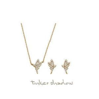 soo n soo Set: Tinker Bell Earrings + Necklace