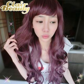 Clair Beauty Long Full Wig - Wavy Purple - One Size