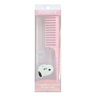 SHOBIDO - Snoopy Treatment Comb Holder Set Pink 1 pc