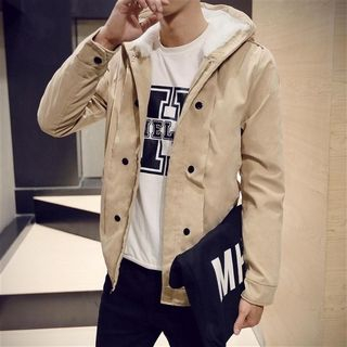 LC Homme Fleece-Lined Padded Jacket