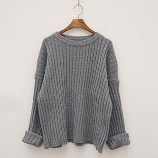 Polaris Plain Ribbed Sweater