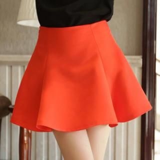 Halona Plain A-Line Skirt