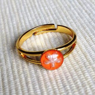 MyLittleThing Resin Little Snowflake Ring (Orange) One Size