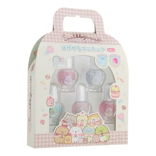 Race - San-X Sumikko Gurashi Peelable Nail Polish Set 5 Pcs