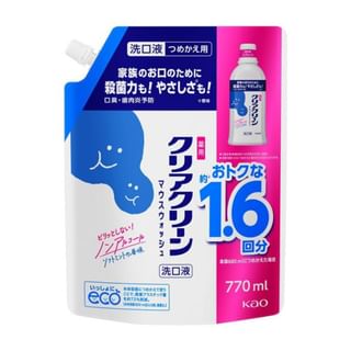 Kao - Clear Clean Mouthwash Soft Mint - 770ml Refill