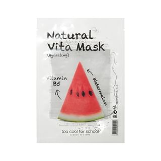 Too Cool For School - Natural Vita Mask - 5 Types Hydrating (Watermelon)