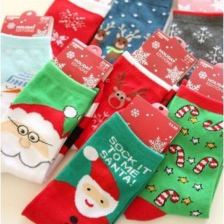 MissYou Christmas Pattern Socks