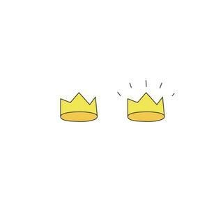 Patty Shop Waterproof Temporary Tattoo (Crown) 1 sheet