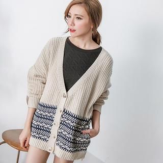 CatWorld Patterned Knit Cardigan