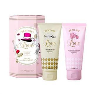 The Face Shop Be My One Love Cleansing Foam Set: Vanilla Cream 120ml + Strawberry Chocolate 120ml 2pcs