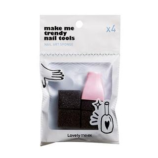 The Face Shop Lovely ME:EX Make Me Trendy Nail Art Sponge 4sponges