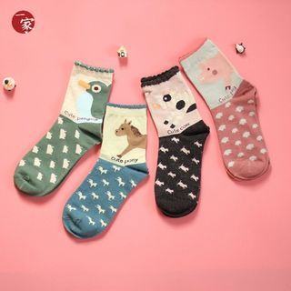 Socka Animals-Print Socks