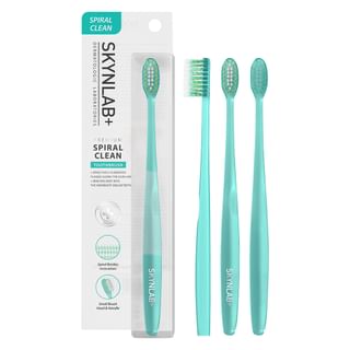 Skynlab - Premium Spiral Clean Toothbrush Green 1 pc