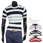 Color-Block Short-Sleeve Knit Top