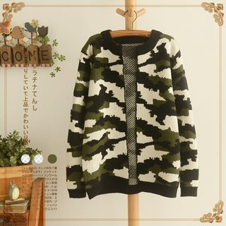 Angel Love Camouflage Knit Jacket