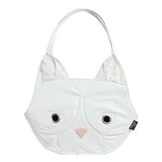 Cat Handbag (WH - L) White - L Size