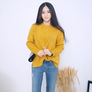 AC Long-Sleeved Knit Sweater
