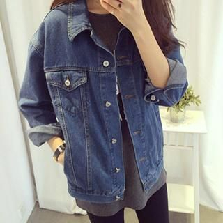 Eva Fashion Loose Fit Denim Jacket