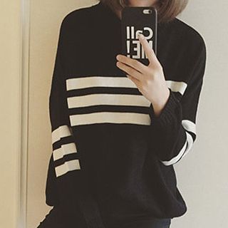 Eva Fashion Stripe Sweater
