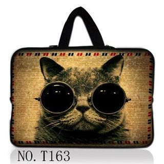 Quinto Cat Pattern Laptop Bag
