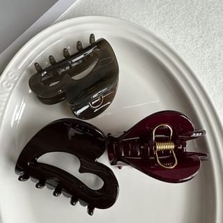 Heart Acetate Hair Clamp