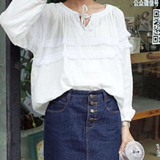 Jolly Club Fringed Blouse